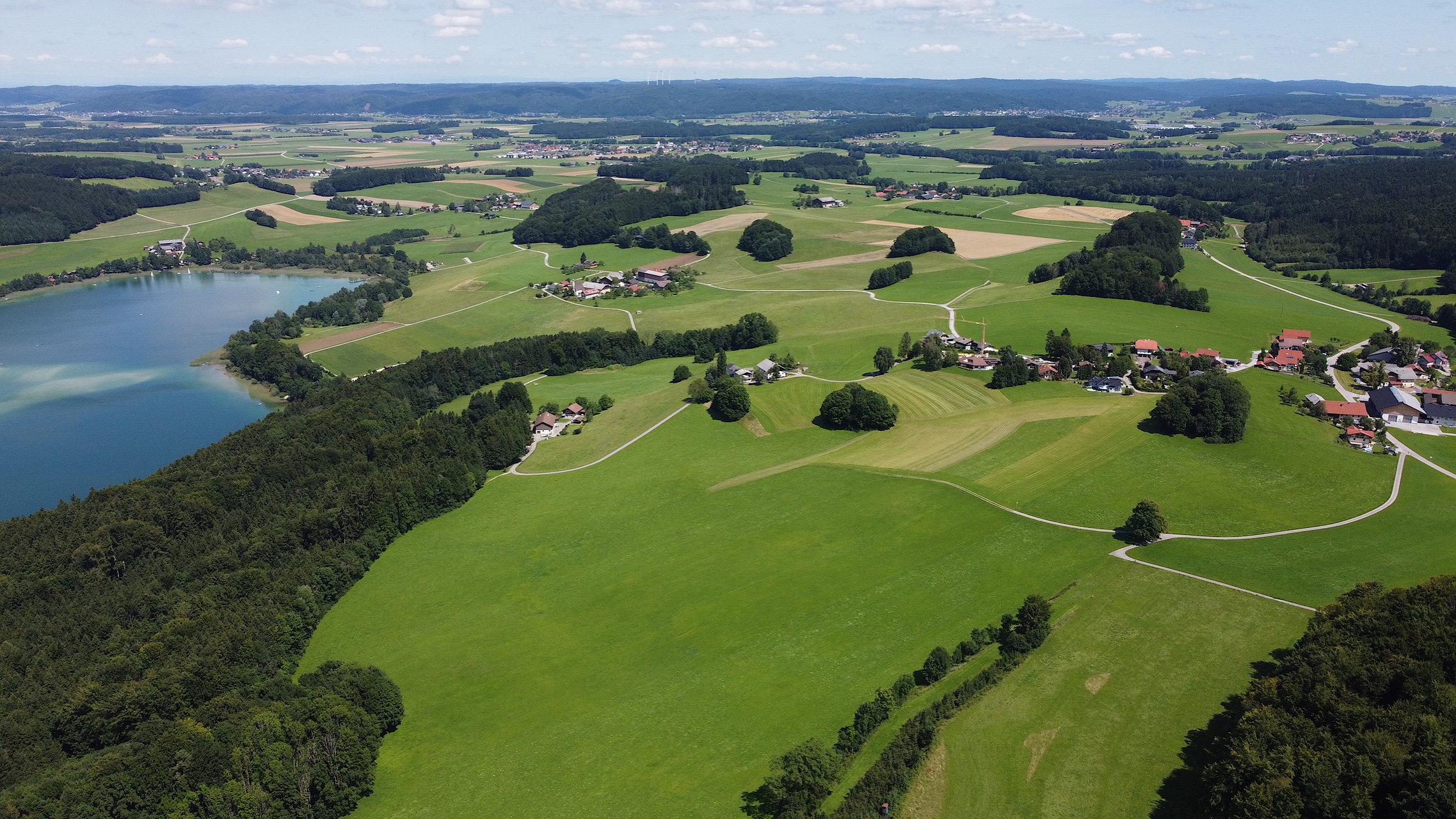 Reitsham und Gebertsham - Blick nach Norden