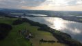 Mattsee-ort und -see (Untertrummer See) und Obertrummer See